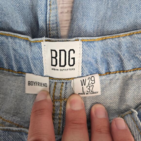 BDG Urban Outfitters Women's Boyfriend Jeans High Rise Baggy 29 Light Wash Denim - Picture 7 of 13